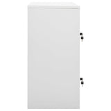 Locker Cabinets 5 pcs Light Grey 90x45x92.5 cm Steel - Top-Down View