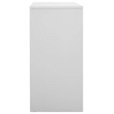 Locker Cabinets 2 pcs Light Grey 90x45x92.5 cm Steel - Top-Down View