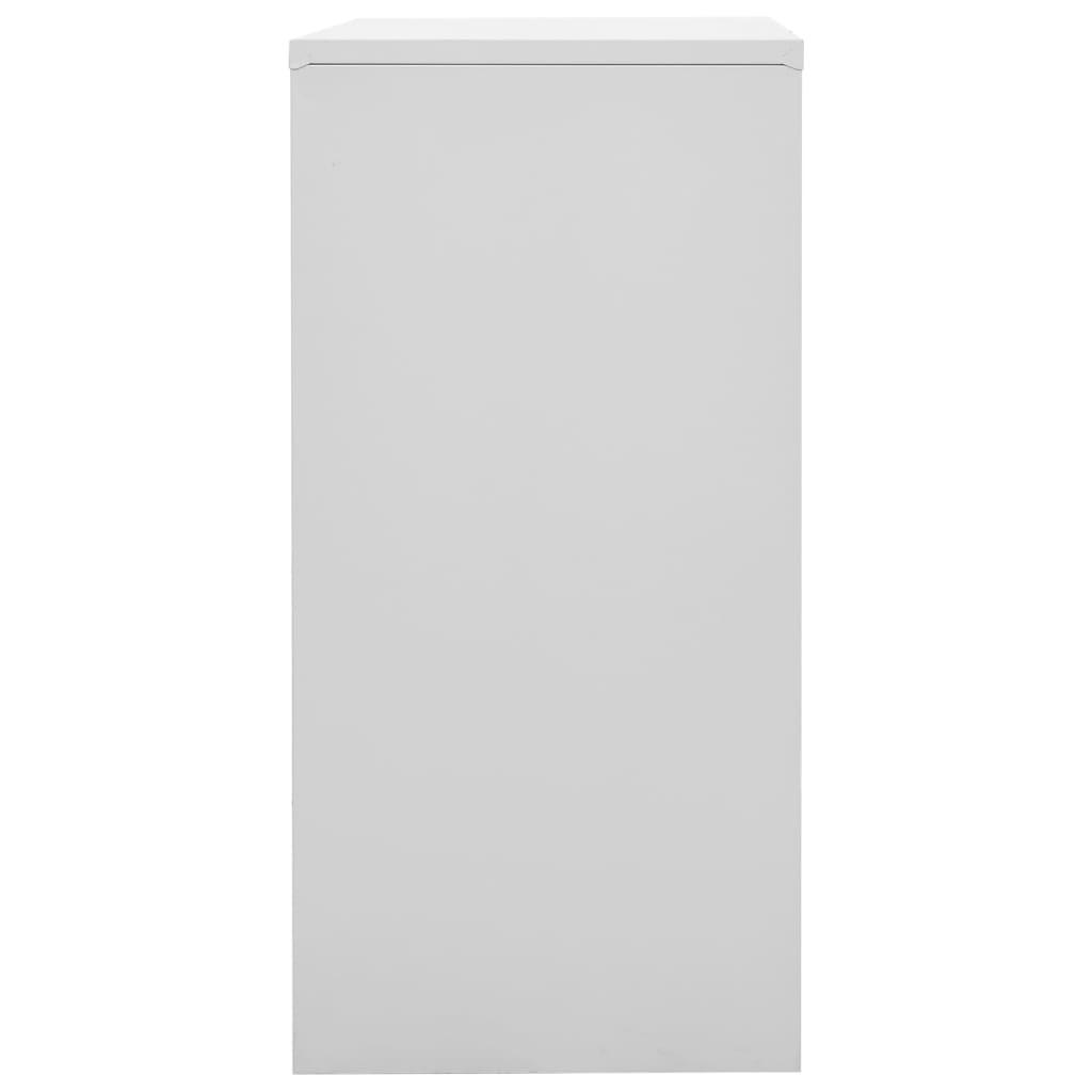 Locker Cabinets 5 pcs Light Grey and Blue 90x45x92.5 cm Steel
