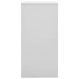 Locker Cabinets 5 pcs Light Grey and Blue 90x45x92.5 cm Steel - Top-Down View