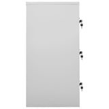 Locker Cabinets 2 pcs Light Grey and Blue 90x45x92.5 cm Steel