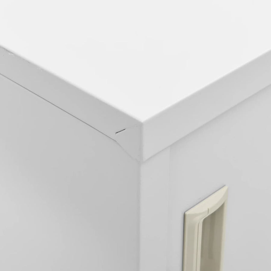 Locker Cabinets 5 pcs Light Grey 90x45x92,5 cm Steel