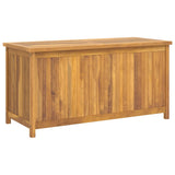 Garden Box 114x50x58 cm Solid Wood Teak - Front View