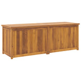 Garden Box 150x50x55 cm Solid Wood Teak - Rear View