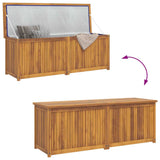 Garden Box 150x50x55 cm Solid Wood Teak - Low Angle