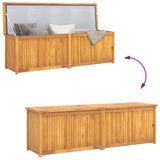 Garden Box 175x50x55 cm Solid Wood Teak - Close-Up Angle