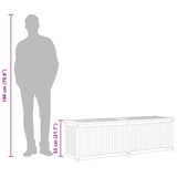 Garden Box 175x50x55 cm Solid Wood Teak - Extra Image