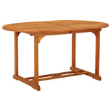 Garden Table 200x100x75 cm Solid Wood Eucalyptus - 45-Degree Angle