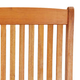 Folding Garden Chairs with Footrests 2 pcs Solid Wood Eucalyptus - Extra Image