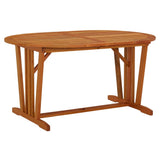 Garden Table 200x100x75 cm Solid Wood Eucalyptus - 45-Degree Angle
