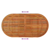 Garden Table 200x100x75 cm Solid Wood Eucalyptus