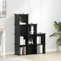 Storage Cube Organiser with 9 Cubes Black PP
