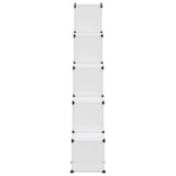 Storage Cube Organiser with 15 Cubes Transparent PP