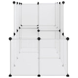 Small Animal Cage Transparent 142x74x93 cm PP and Steel