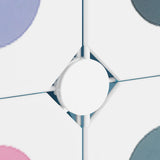 Cube Storage Cabinet for Kids with 15 Cubes Blue PP - Close-Up Angle