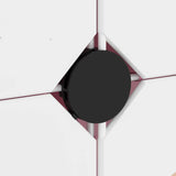 Cube Storage Cabinet for Kids with 12 Cubes Pink PP - Close-Up Angle