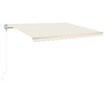 Automatic Retractable Awning 400x300 cm Cream