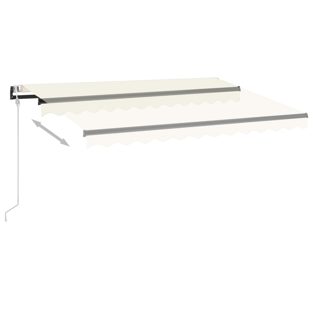 Automatic Retractable Awning 300x250 cm Cream