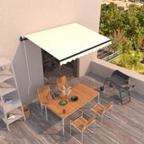 Automatic Retractable Awning 300x250 cm Cream
