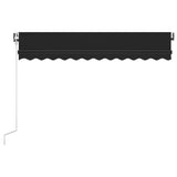 Automatic Retractable Awning 300x250 cm Anthracite - Side View