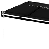 Automatic Retractable Awning 400x300 cm Anthracite - 45-Degree Angle