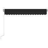 Automatic Retractable Awning 400x350 cm Anthracite - Side View