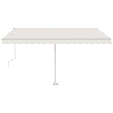 Freestanding Automatic Awning 400x300 cm Cream