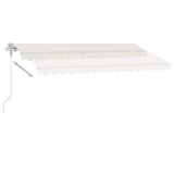 Freestanding Automatic Awning 400x300 cm Cream - 45-Degree Angle