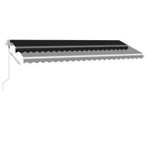 Freestanding Automatic Awning 500x300 cm Anthracite