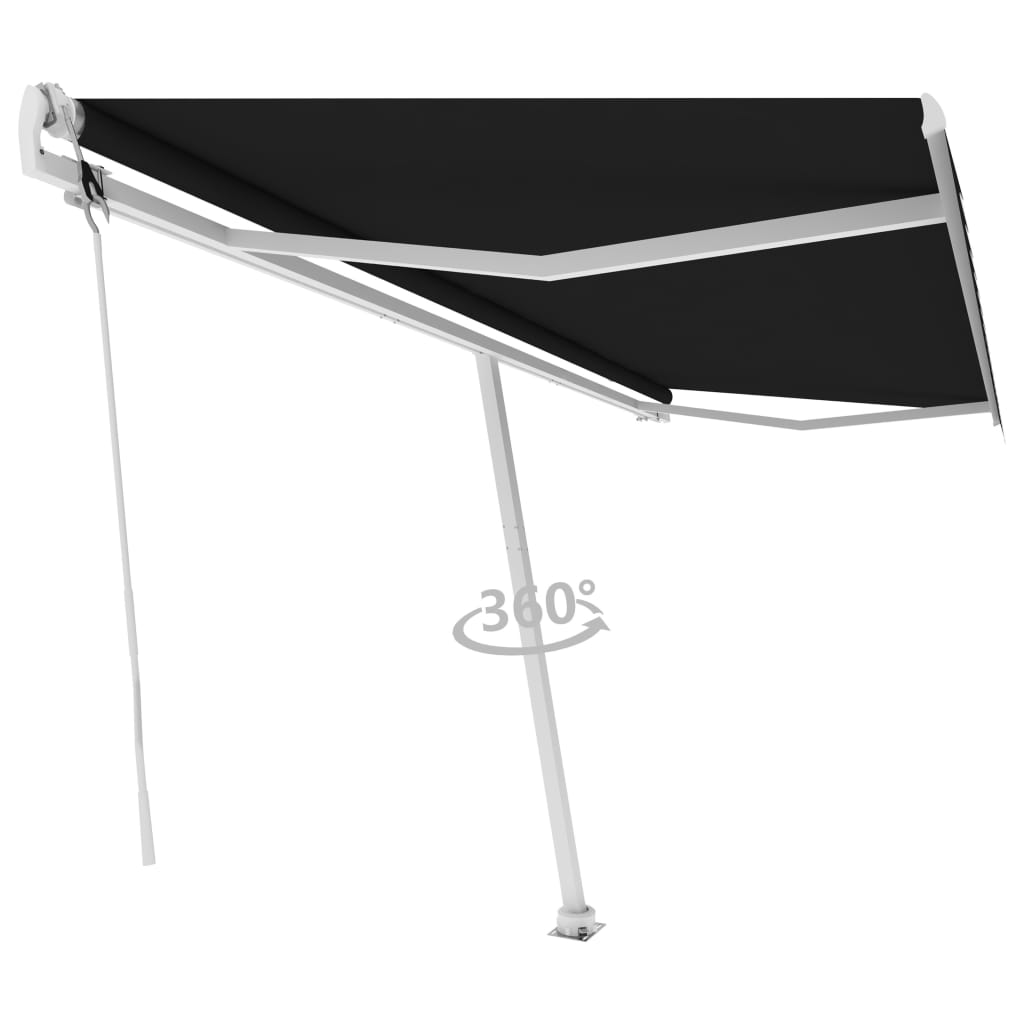 Freestanding Automatic Awning 500x300 cm Anthracite