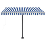 Freestanding Automatic Awning 300x250cm Blue/White