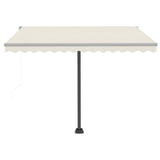 Freestanding Automatic Awning 300x250 cm Cream