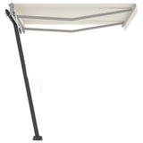 Freestanding Automatic Awning 300x250 cm Cream