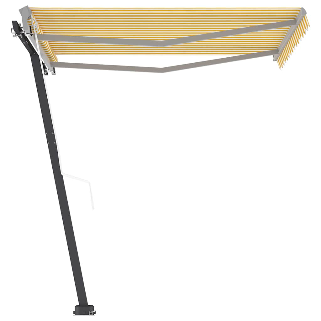 Freestanding Automatic Awning 300x250cm Yellow/White