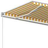 Freestanding Automatic Awning 300x250cm Yellow/White