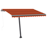 Freestanding Automatic Awning 300x250cm Orange/Brown