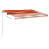 Freestanding Automatic Awning 300x250cm Orange/Brown