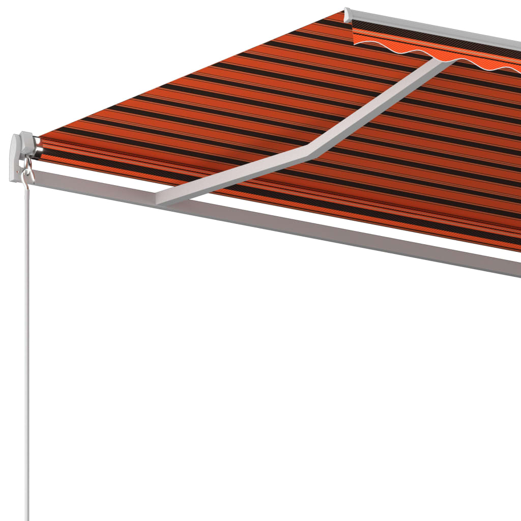 Freestanding Automatic Awning 300x250cm Orange/Brown