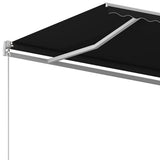 Freestanding Automatic Awning 350x250 cm Anthracite - Rear View