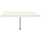 Freestanding Automatic Awning 400x300 cm Cream - Front View