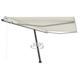 Freestanding Automatic Awning 400x300 cm Cream