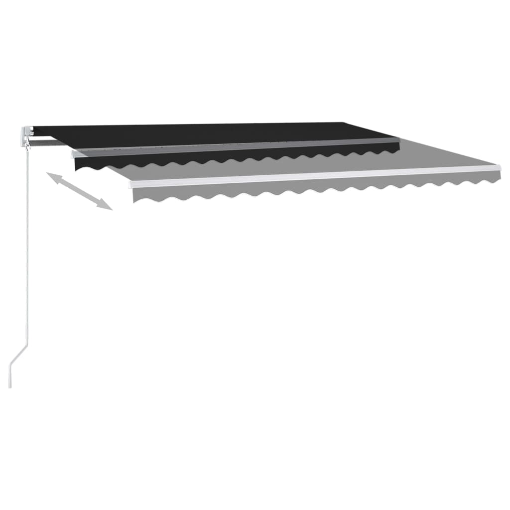 Freestanding Automatic Awning 450x300 cm Anthracite