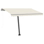 Automatic Awning with LED&Wind Sensor 300x250 cm Cream