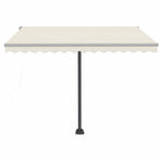 Automatic Awning with LED&Wind Sensor 300x250 cm Cream
