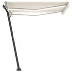 Automatic Awning with LED&Wind Sensor 300x250 cm Cream