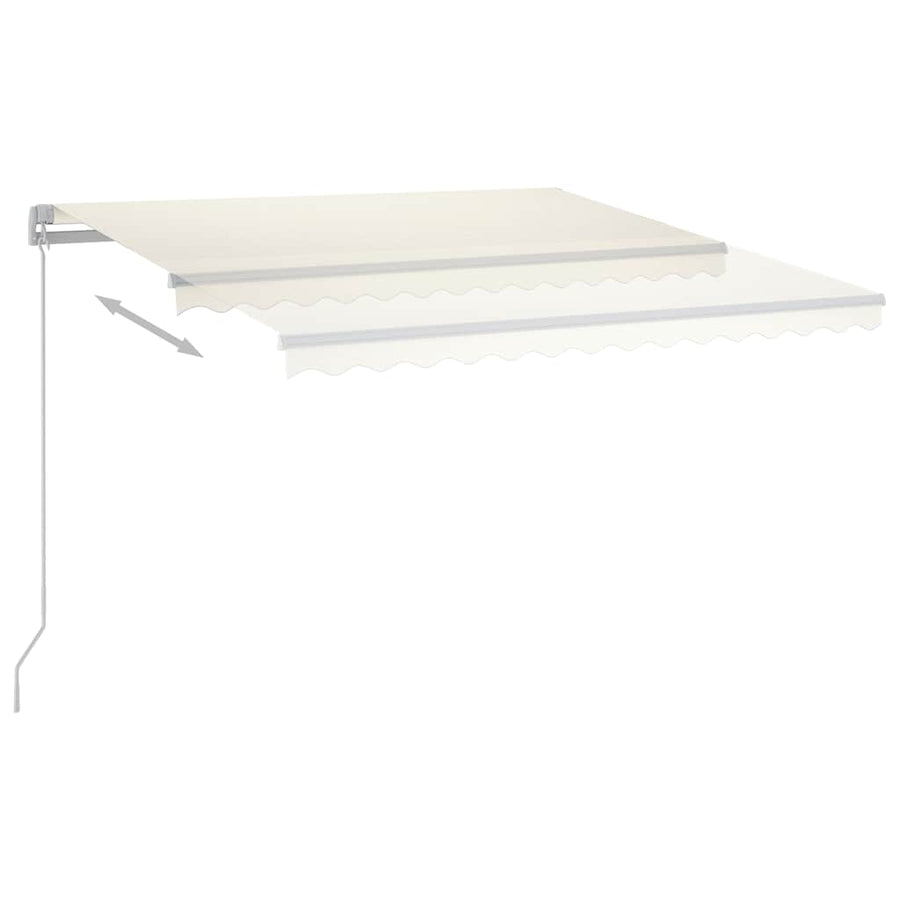 Automatic Awning with LED&Wind Sensor 300x250 cm Cream