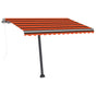 Automatic Awning with LED&Wind Sensor 300x250 cm Orange/Brown
