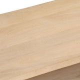 Coffee Table 95x40x45 cm Solid Wood Mango - Top-Down View