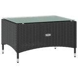 16 Piece Garden Lounge Set with Cushions Poly Rattan Black - Extra Image
