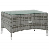 16 Piece Garden Lounge Set with Cushions Poly Rattan Grey - Extra Image